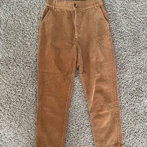 Corduroy High-Waisted Pant